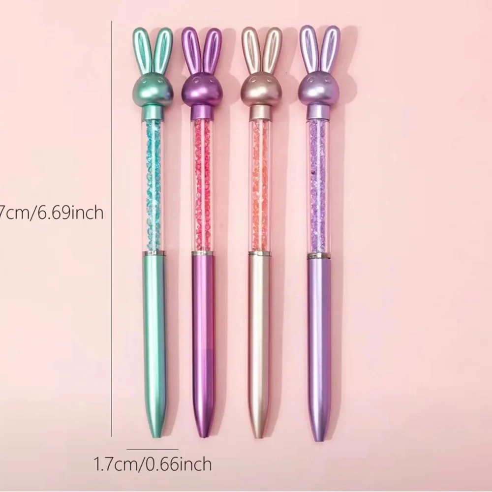 🍒🍒 2 Crystal Bunny Ballpoint Pens